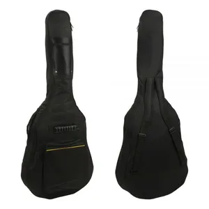 High Quality 41 Inch Acoustic Guitar Waterproof Thicken Padded Bag Advanced Guitar Bag With Double Strap and Outer Pockets thumbnail-1
