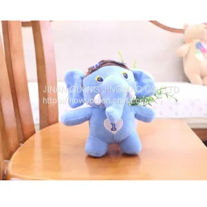 Cute Keychain Plush Toy Elephant Tiny Custom Little Doll thumbnail-3