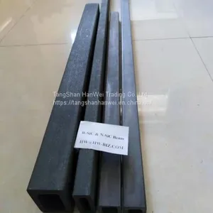 NSiC Beam With Nitride Bonded Silicon Carbide Ceramic for Kiln Furniture (NBSiC Beams) Si3N4 SiC Beams thumbnail-2