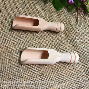 Wooden Powder Spoon, Made of Chinese Cherry , Used for Spice Measurement thumbnail-2