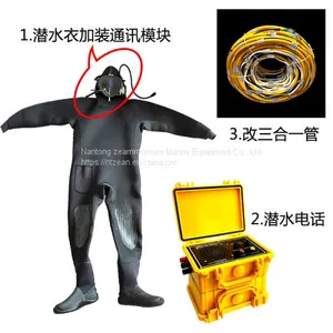 No. 4 One Piece Fully Sealed Municipal Sewage Diving Suit No. 2 Municipal Sewage Operation Fully Sealed Diving Suit 693 Fully Covered With Full Dry Diving Suit Closed Waterproof and Cold Proof Suit thumbnail-5