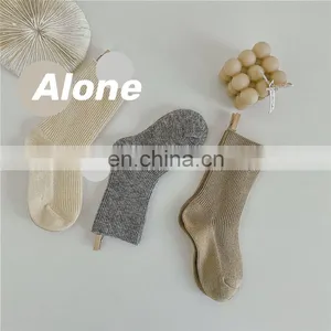 Angolan Rabbit Wool Korean Children's Socks Soft Waxy Double Needle Children's Socks Thickened Winter Warm Children's Socks thumbnail-4