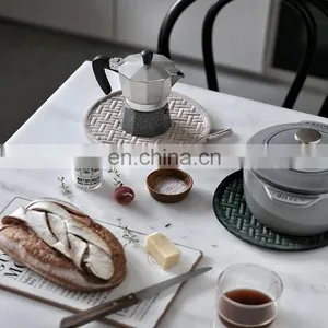 100% Polyester Kitchen Hot Pad Heat Resistant Coaster Potholder for Cooking Pot Holder thumbnail-5