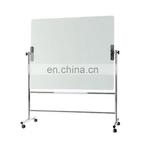 Hot Sale Customized Tempered Magnetic Double Sided Mobile Glass Whiteboard thumbnail-3