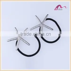 Hot Sales Fashion Elastic Hair Ornament Star Fish Decoration Elastic Hair Band Set for Ladies thumbnail-3