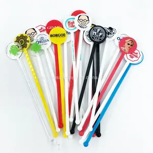 Plastic Cocktail Stirrers Disposable Tableware Plastic Coffee Stirrer China Wholesale Stir Sticks thumbnail-1