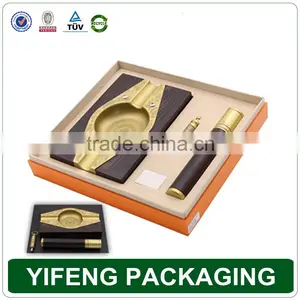 GuGuangzhou Wenge Custom Wooden or Cardboard Cigar Ashtray Gift Set Angzhou Wenge Custom Wooden Cigar Ashtray Gift Set thumbnail-2