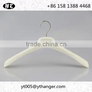 White Plastic Hanger and Pants Hanger With Custom Logo for Clothes thumbnail-5