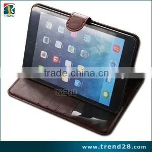 China Express Card Slots for Ipad Mini Stand Wallet Flip Leather Case thumbnail-3