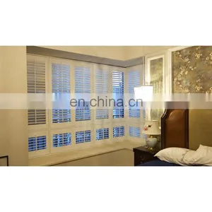 Wood Frame Balcony Concrete Glass Louvered Windows thumbnail-1