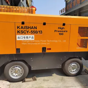 Kaishan Diesel Engine Portable Screw Air Compressor KSCY-550 140kw 190HP 1.45Mpa With High Pressure and Lower Cost thumbnail-3
