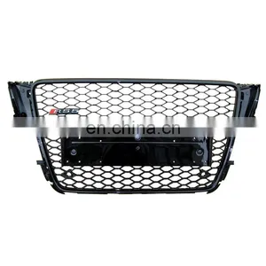 Factory Price Front Grill for Audi A5 S5 Refit Part Black Auto Body Kit Front Grille for Audi RS5 Grill no Logo Style 2009-2011 thumbnail-1