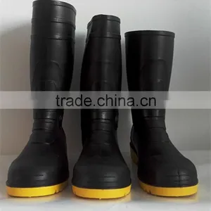 Anti-impact Black Safety Boots /pvc Materials thumbnail-5