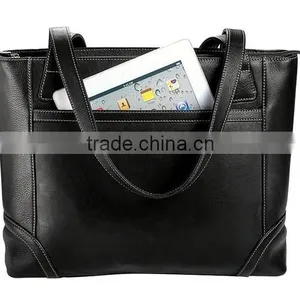 Hot Selling Wholesale Pebble Leather Women Tote Bag Leather Bags for Laptop Manufacture thumbnail-4