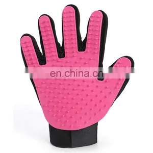Silicone Pet Hair Removal Brush Cat Hair Remover Deshedding Dog Pet Grooming Gloves thumbnail-4