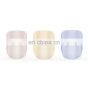 3 Color LED Light Photon Face Neck Rejuvenation Skin Facial Therapy Wrinkle thumbnail-5