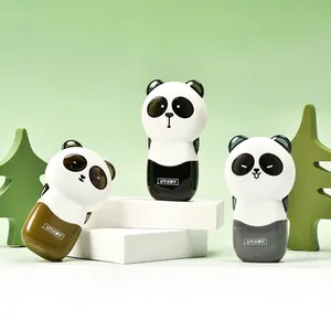 OEM Customized Correction Tape Panda Shape Office Student Promotional 5mm*12m Black and Brown Cute Cartoon White Out Tape thumbnail-2