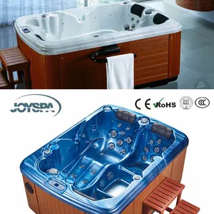 Deluxe Series Massage Spa Tub 3 Person Indoor Bathtub With Stair thumbnail-6