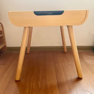 Children's Table, Playing Sand Table,Play Table for Kids Wooden Kids Study Table Desk And Chair Children Table thumbnail-4