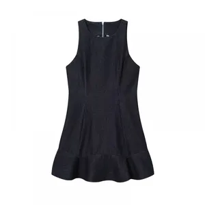 Fashion European and American Style Spring and Autumn Dress Custom Version Slim Temperament Elegant. thumbnail-4