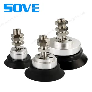 ZPT-32~125HN/S-B01-A14 Series Silicone/Rubber Vacuum Cup SMC Brand Perfect Alternative Product Single Layer Universal Swivel Suction Cup thumbnail-4