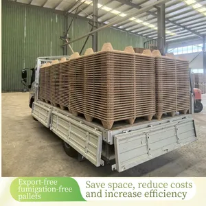 Cost-Effective Molded Wood Pallets — Factory Direct Supply — Versatile for Warehousing, Internal Circulation, and Export thumbnail-3