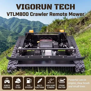 Vigorun Remote Brush Cutter Euro 5/EPA Certified 60° Extreme Slope Crawler Lawn Mower Agricultural thumbnail-1