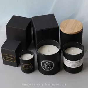 8oz 250ml Empty Amber Glass Candle Jars With Metal Lids for Home Use and Christmas Customizable Logo thumbnail-2