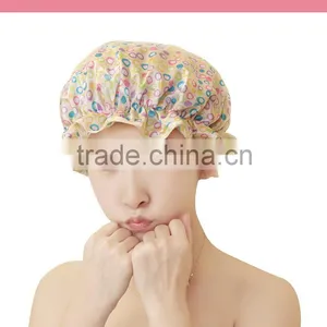 Water Proof Double Layer Shower Cap thumbnail-2
