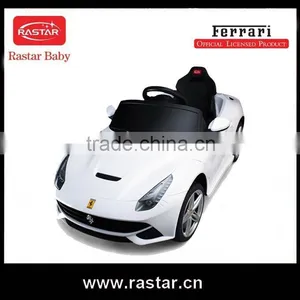 Battery Opreated PP Plastic Type Ferrari F12 Licensed Ride on Car for Kids thumbnail-1