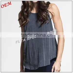 2016 Hot Selling Yoga Wear Tank Top for Women Gym Tank Top Sexy Tops Womens Singlets, Girls Gym Stringer Singlets thumbnail-2