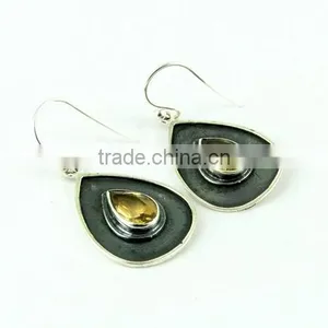 Celebrate Summer Citrine 925 Sterling Silver Earring thumbnail-1