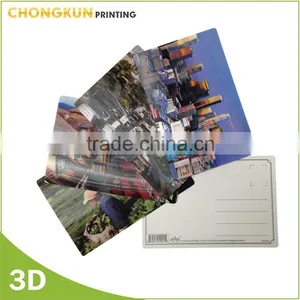 American Souvenir Gifts Custom Made 3D Printing Lenticular Postcard thumbnail-6
