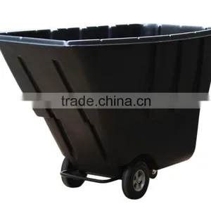Tilt Truck, 1 Cu. Yd. Volume Capacity, 600 Lb. Load Capacity, Light-Duty Hopper Type thumbnail-1