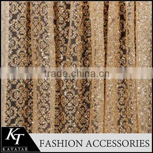 Good Quality Latest Gold African Lace Fabrics thumbnail-1