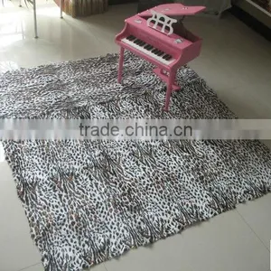 Luxury Printed Kid Fur Carpet Rug thumbnail-1