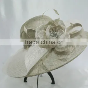 Ladies Fashion Sinamay Fashion Hats As Decorate Summer Hat thumbnail-4