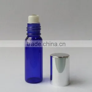 10ml Green Blue Amber Clear Roll on Glass Bottle for Essential Oil With Plastic Black Cap thumbnail-4