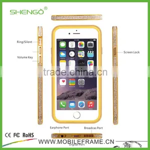 Luxury Metal With TPU Bumper for IPhone 6 With Retail Packaging thumbnail-5
