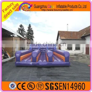 3 People Inflatable Bungee Run Game High Quality thumbnail-1