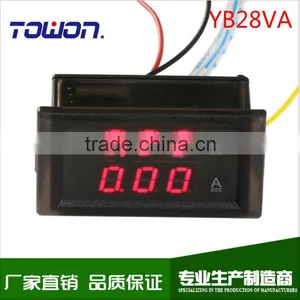 Dual Display Ammeter Voltmeter DC 0~100V/20A Digital Voltage Current Meter 2in1 Volt Amp Gauge + Current Transformer thumbnail-1