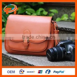 PU Leather DSLR SLR Camera Case Bag For Olympus thumbnail-3