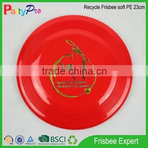 Philippines Market 2015 BSCI Factory Cat Toys for Kids Soft PE 23cm Dia Plastic Frisbee for Sales thumbnail-6
