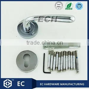 China Supplier Door Hardware Zinc Chrome Door Handle thumbnail-1