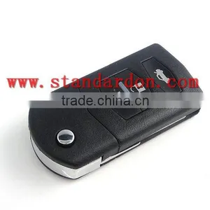 Car Remote Key for Mazda (M2) 3 Button Flip Remote Key 433 Mhz 4D63 Chip High Quality thumbnail-1