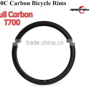 700c Full Carbon Clincher Road Bicycle Rims Chinese Carbon Rim 50mm Clincher Carbon Bike Rim thumbnail-2
