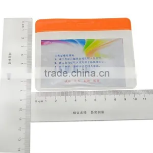 Clear PVC ID Card Working Card Badge Holder thumbnail-3