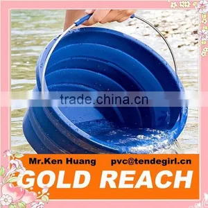 Silicone Foldable Water Bottle Fold Bucket thumbnail-1