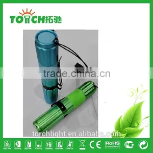 1.5v AA Battery Led Lamp Super Bight Portable Flashlight With Clip thumbnail-1