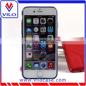 Factory Wholesales Utra Slim Tpu With Leather Kickstand Mobile Phone Case for Iphone 6 thumbnail-5